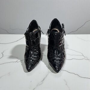 Dior Shiny Black Ankle Boots